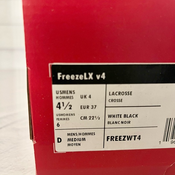 New Balance FreezeLX V4 Lacrosse Cleats women’s size 6 men’s size 4 1/2 BNIB - Picture 14 of 16
